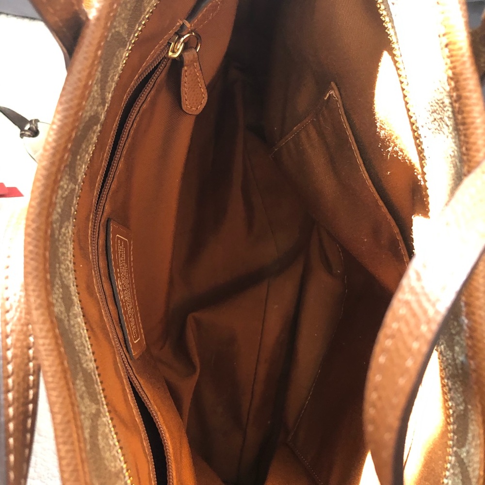 Coach signature tote.